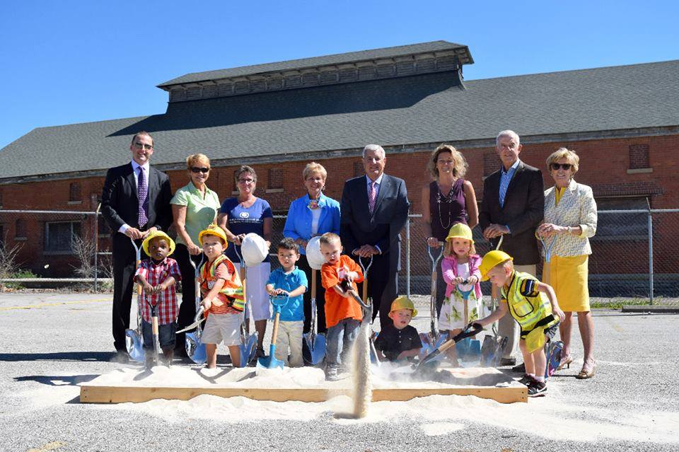 Childhood League Center groundbreaking